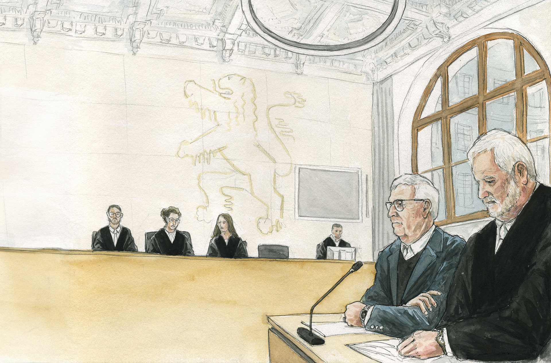 Theo Zwanziger vor Gericht