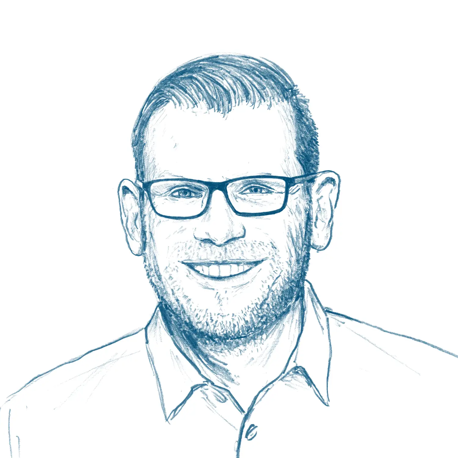 RNV Porträt-Illustration für das wir-Magazin: Christian Schreider