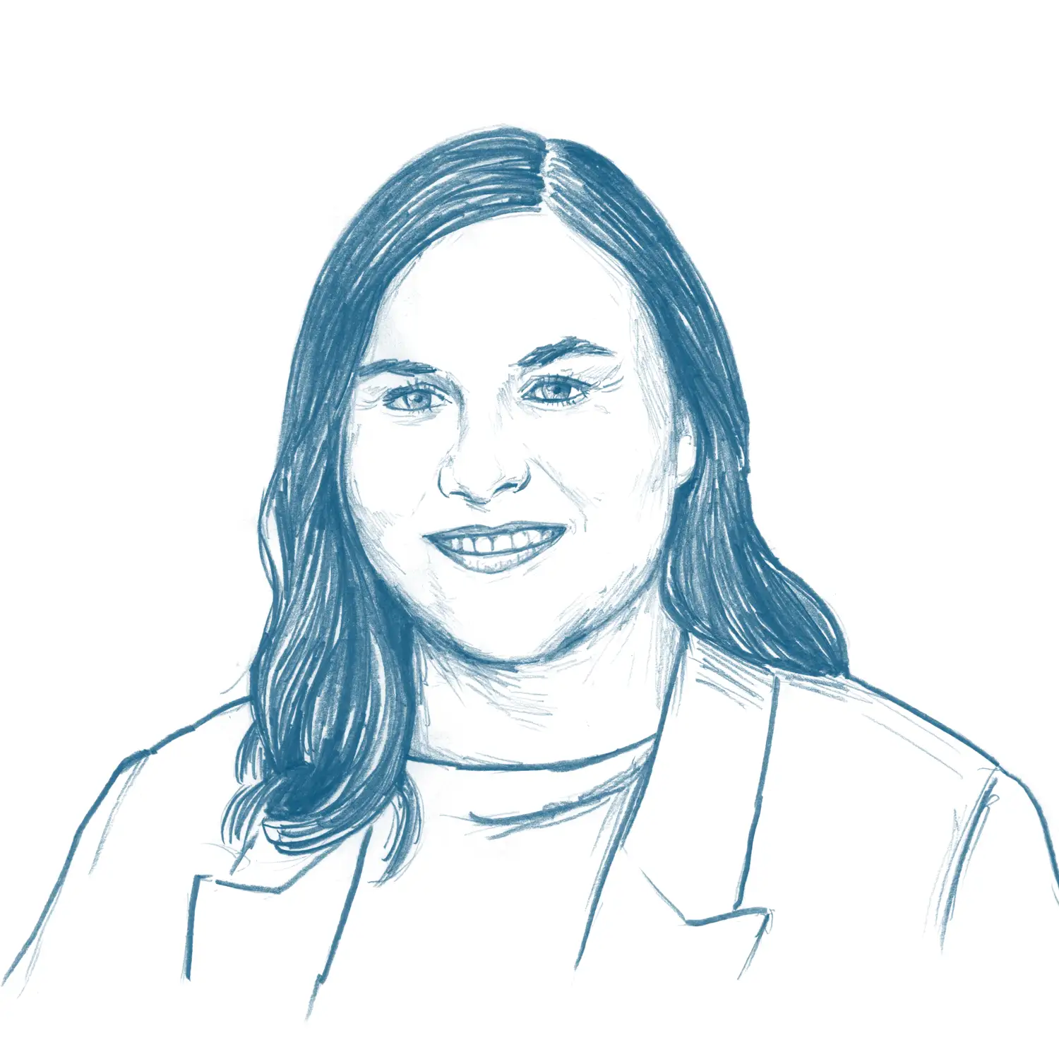 RNV Porträt-Illustration für das wir-Magazin: Isabel Cademartori