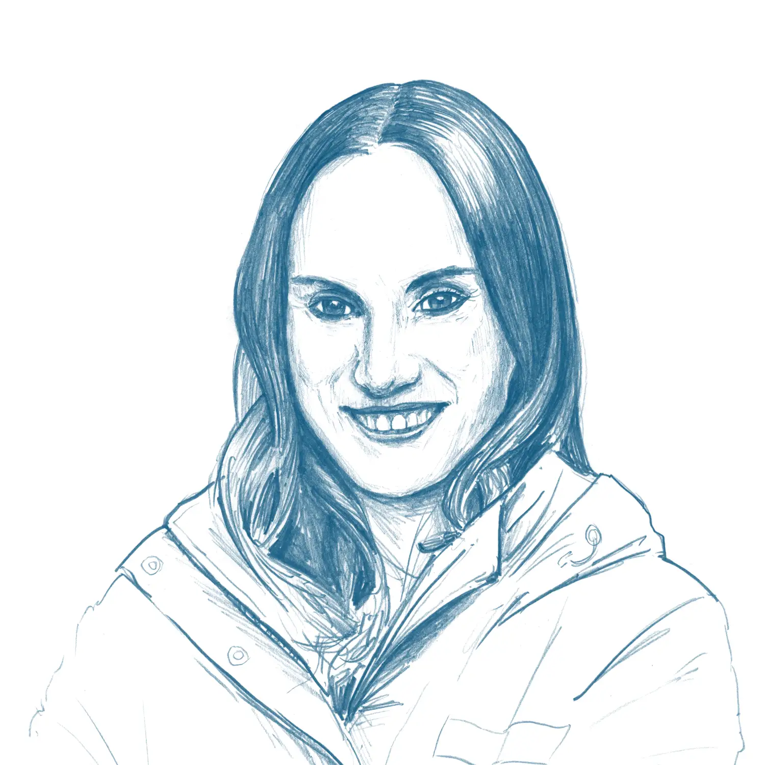 RNV Porträt-Illustration für das wir-Magazin: Kristine Schaeffler