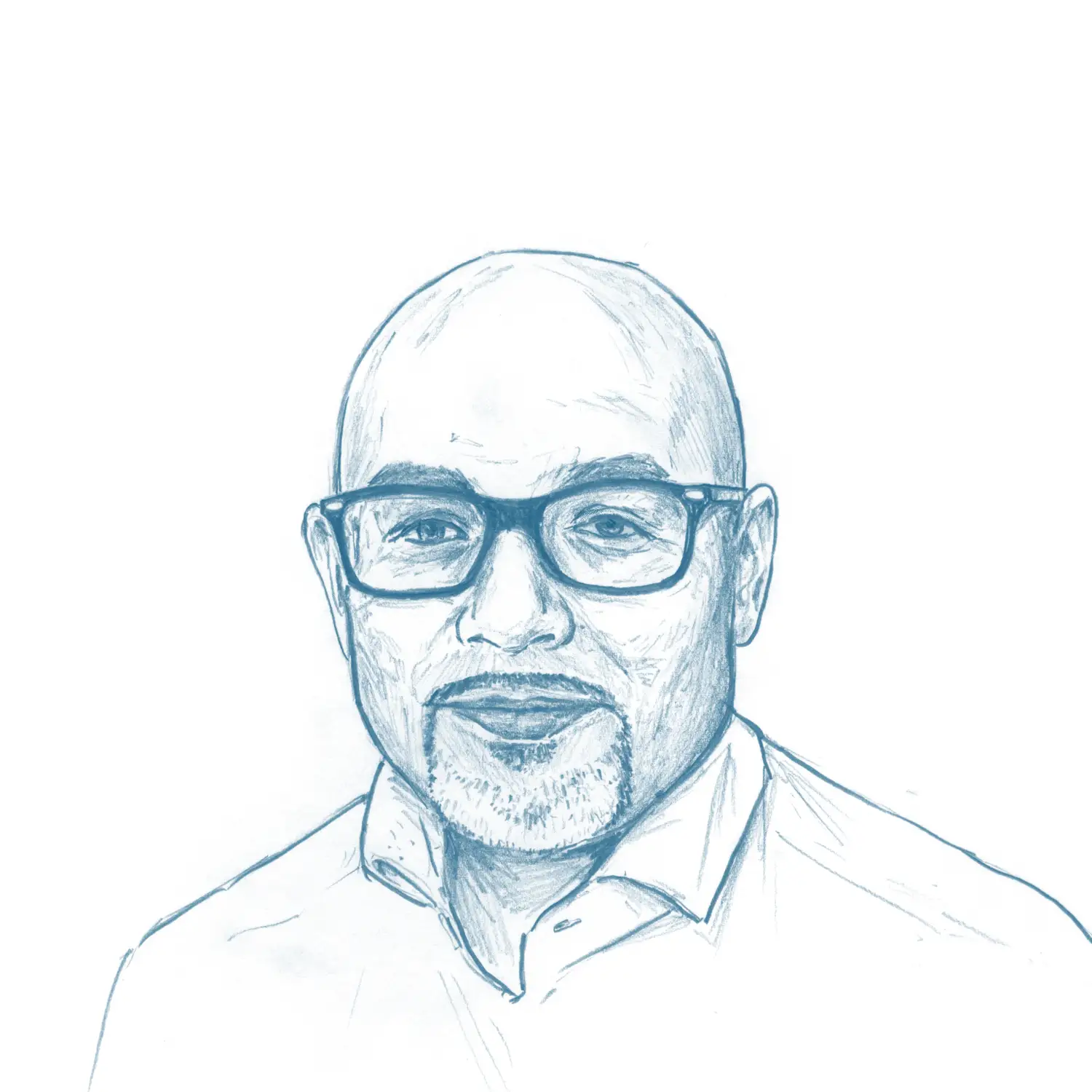 RNV Porträt-Illustration für das wir-Magazin: Rafe Tahir