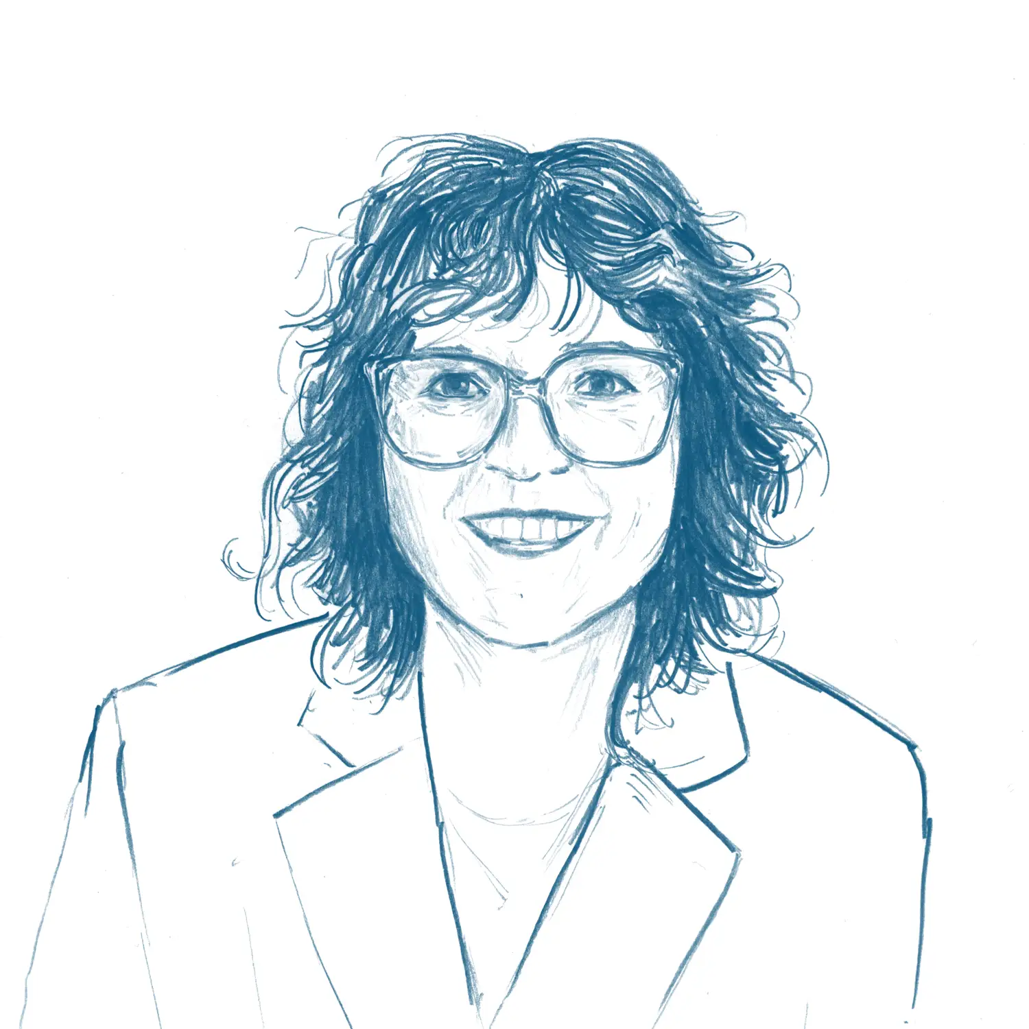 RNV Porträt-Illustration für das wir-Magazin: Sandrar Hellwig-Wehrmann