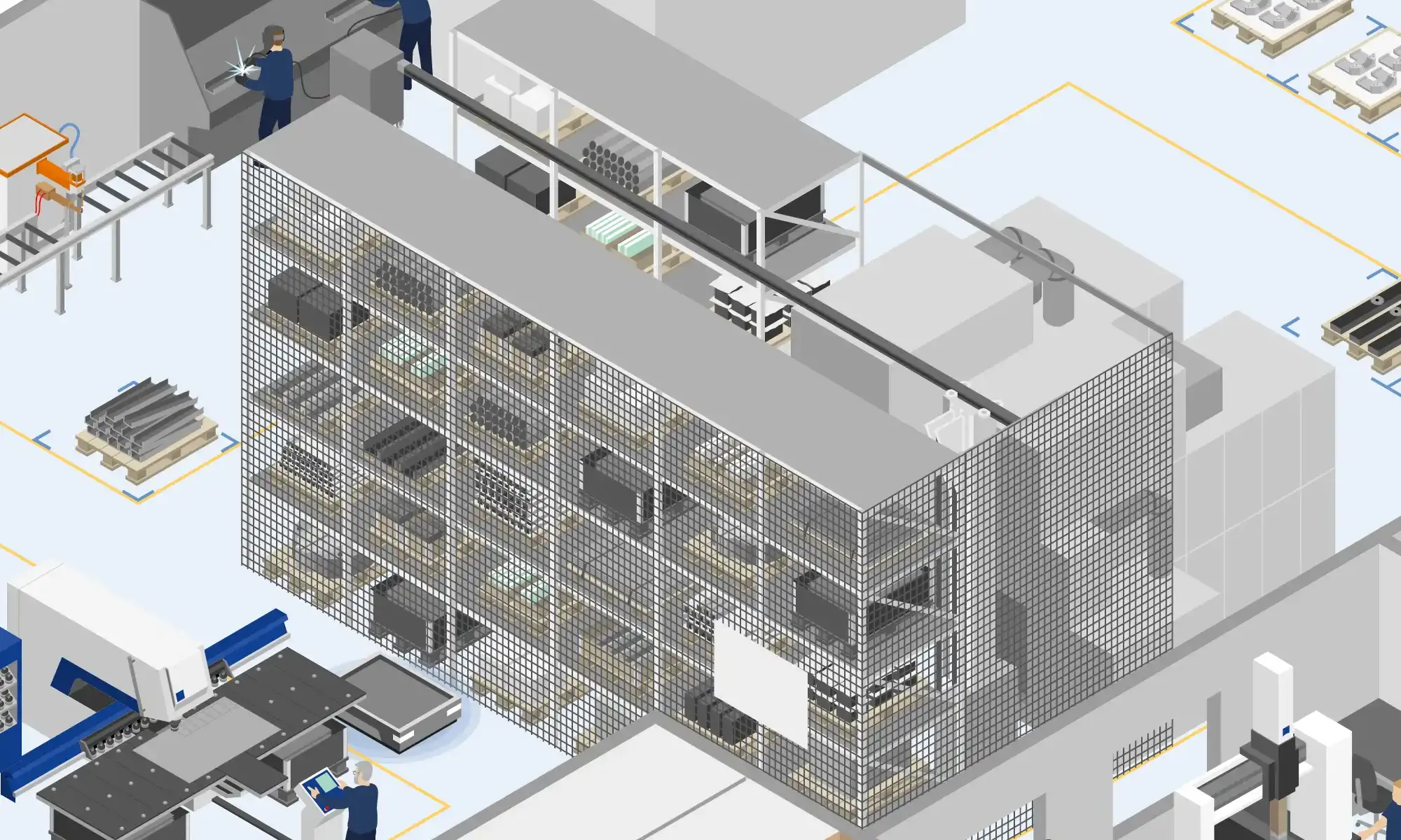 Wimmelbild Ausschnitt