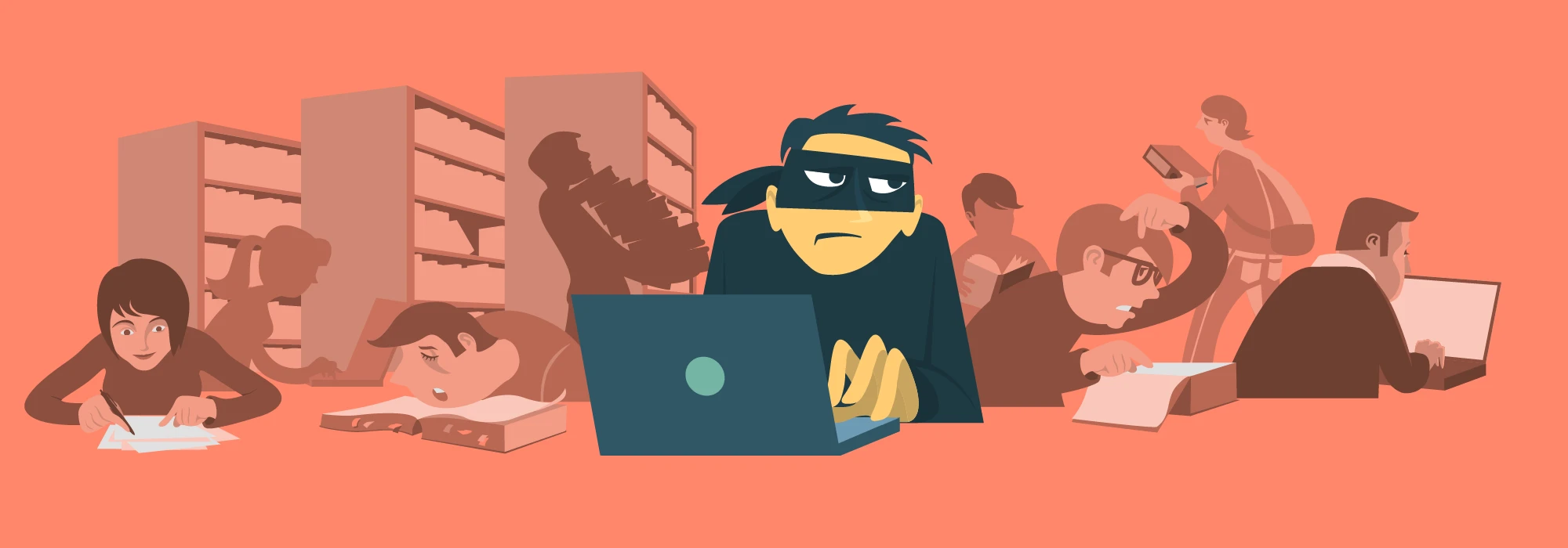 Questback Illustration: Datenfälscher in Uni-Studien